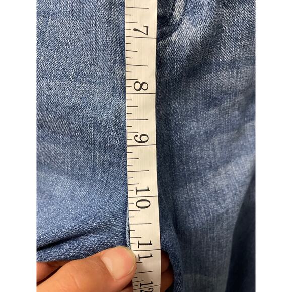 Poured in Blue Womans Denim Jeans Size 10 - Picture 6 of 8